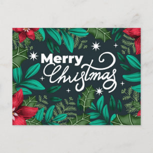 Frohe Weihnachts-Postkarte Postkarte
