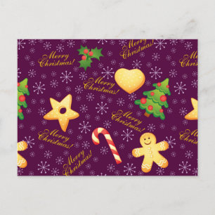 Frohe Weihnachts-Postkarte Postkarte