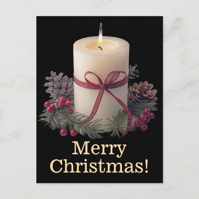 Frohe Weihnachts-Postkarten Postkarte (Vorderseite)