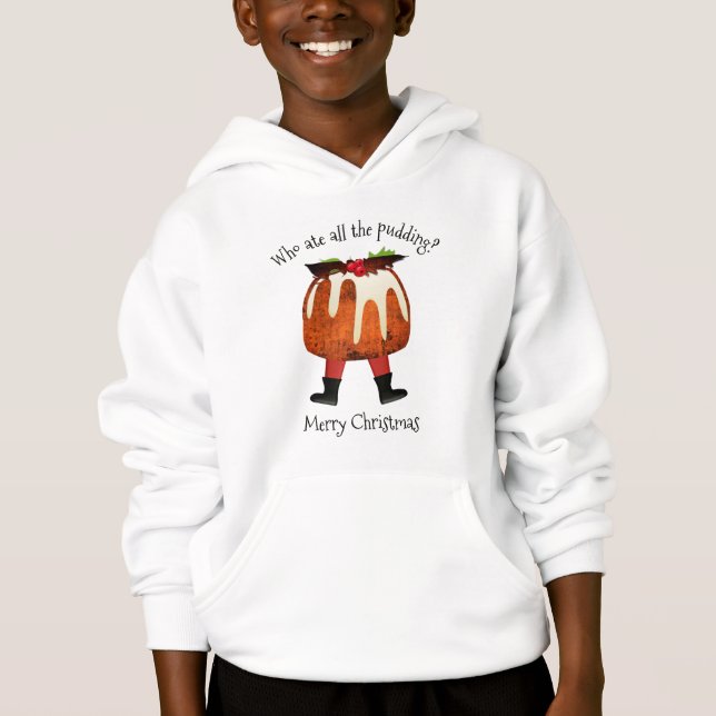Frohe Weihnachts Pudding Sweatshirt (Vorderseite)