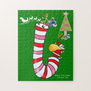 Frohe Weihnachts-Puzzle Weihnachten Weihnachtsspie Puzzle