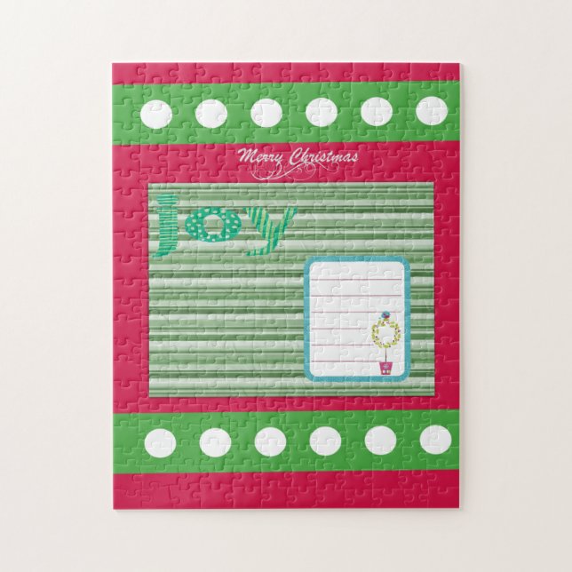 Frohe Weihnachts-Puzzle Weihnachtsfreuden Puzzle (Vertikal)