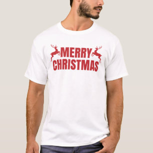 Frohe Weihnachts-Reindeer Funny Weihnachtsfamilie T-Shirt