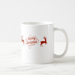 Frohe Weihnachts Reindeer Tasse