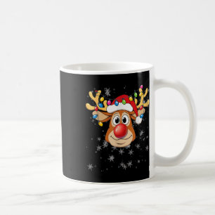 Frohe Weihnachts Reindeer Xmas Weihnachtsmann Männ Kaffeetasse