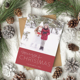 Frohe Weihnachts-Religiöse Weihnachtsfotokarten Feiertagskarte