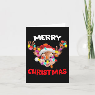 Frohe Weihnachts Rentier Xmas Familie Matching Men Karte
