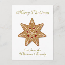 Frohe Weihnachts Rezept Foto Feiertagspostkarte