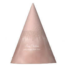 Frohe Weihnachts-Rose Gold Tropfen Glam Girl