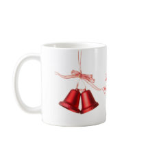 Frohe Weihnachts-Rote Glocke-Dekoration mit Text