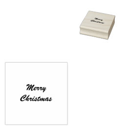 Frohe Weihnachts-Rubber-Briefmarke Gummistempel