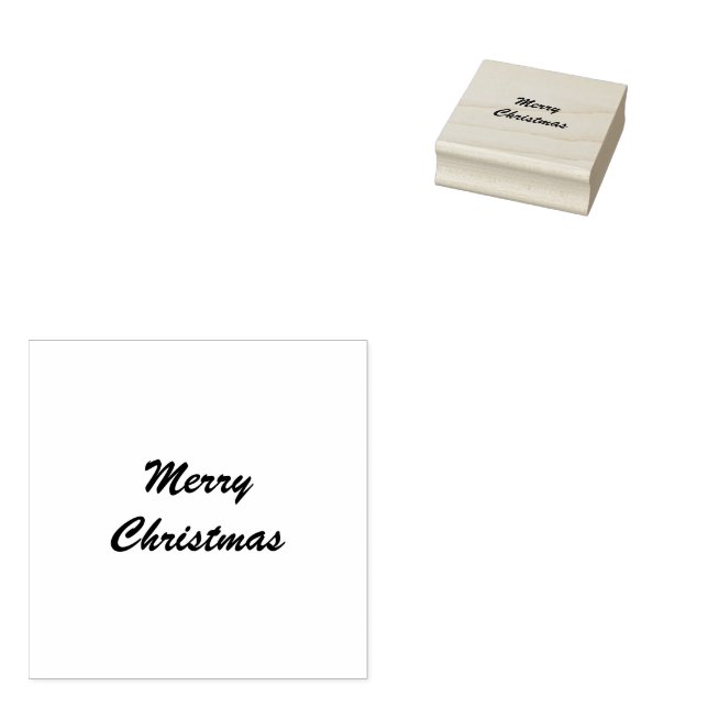 Frohe Weihnachts-Rubber-Briefmarke Gummistempel (Stempel)
