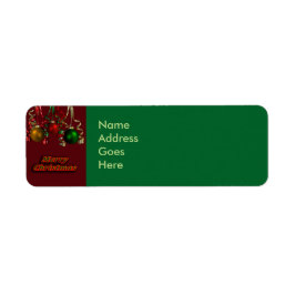 Frohe Weihnachts-Rücksendeadresse