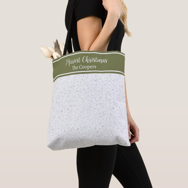 Frohe Weihnachts-Schneefall-Muster White Holiday (Von Nahem)