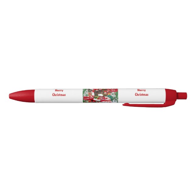 Frohe Weihnachts-Schreibpen Kugelschreiber (Unterseite)