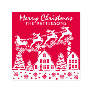 Frohe Weihnachts-Script Winterurlaub Individuelle  Permastempel