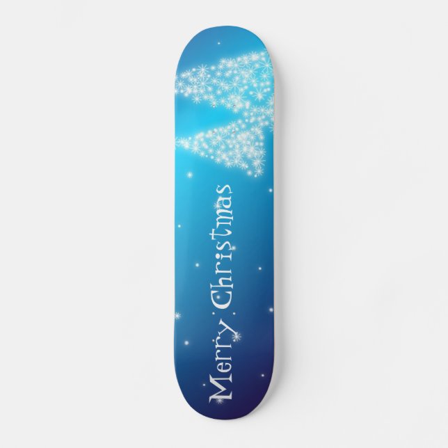Frohe Weihnachts-Skateboard Skateboard (Vorderseite)