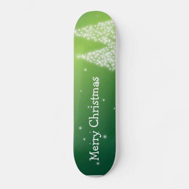 Frohe Weihnachts-Skateboard Skateboard (Vorderseite)