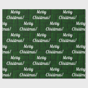 Frohe Weihnachts Smarald Wrapping Paper Geschenkpapier