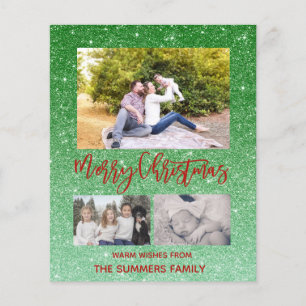 Frohe Weihnachts Sparkle Glitzer Foto Budget