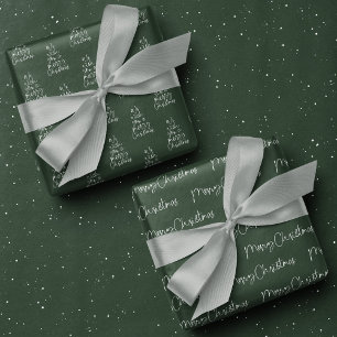 Frohe Weihnachts Spaß Art festlichen Urlaub Geschenkpapier Set