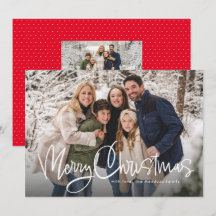 Frohe Weihnachts-Spaß-Skript einfaches Foto