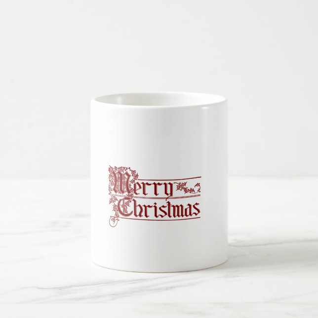 Frohe Weihnachts Special White Tasse (Mittel)