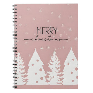 Frohe Weihnachts-Spiral-Notebook Notizblock