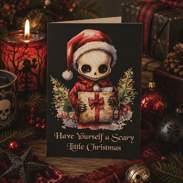 Frohe Weihnachts Spooky Gothic Karte (Von Creator hochgeladen)