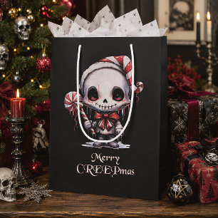 Frohe Weihnachts Spooky Gothic Mittlere Geschenktüte