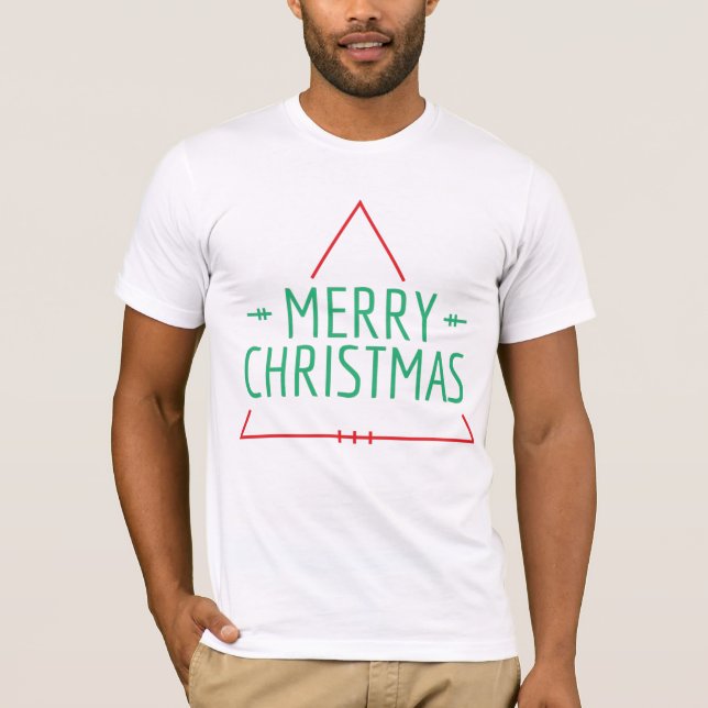 Frohe Weihnachts-Sprichwort White T - Shirt (Vorderseite)