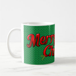 Frohe Weihnachts-Strick Kaffee-Tasse Tasse