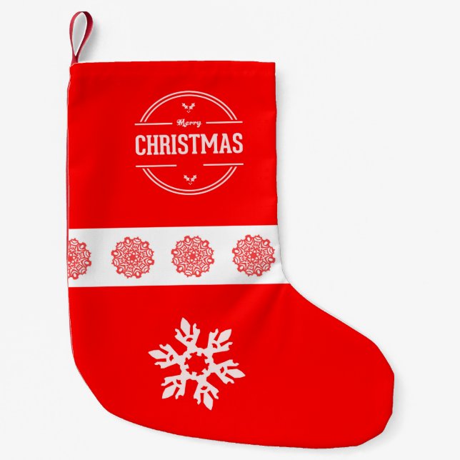 Frohe Weihnachts-Strumpf Kleiner Weihnachtsstrumpf (Vorderseite)