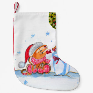 Frohe Weihnachts-Strumpf Kleiner Weihnachtsstrumpf
