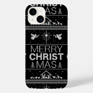 Frohe Weihnachts-Sweater Elegant Religiöse Cas Case-Mate iPhone 14 Hülle