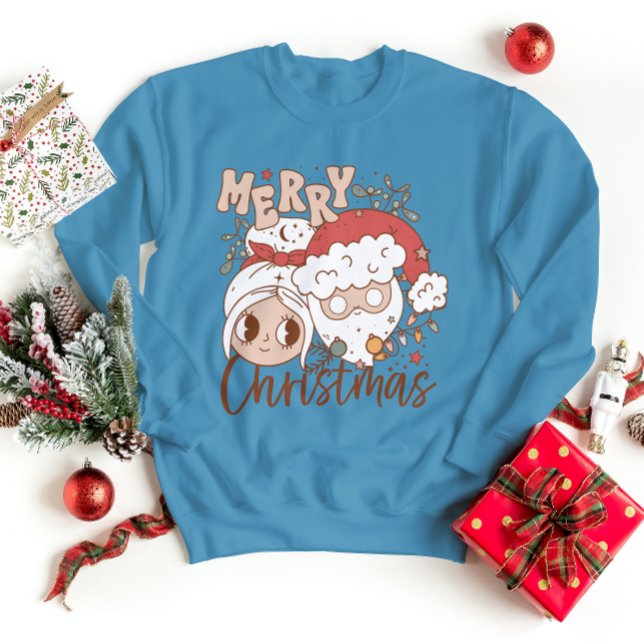 Frohe Weihnachts-Sweatshirt Winterurlaubssaison Sweatshirt (Von Creator hochgeladen)
