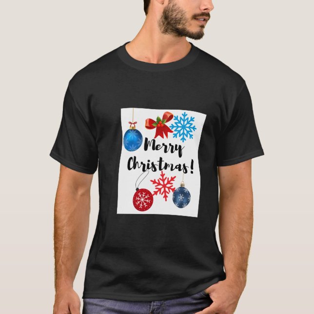 Frohe Weihnachts-T - Shirt (Vorderseite)