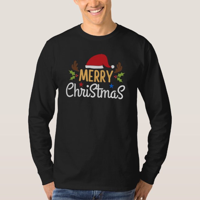 Frohe Weihnachts-T - Shirt (Vorderseite)