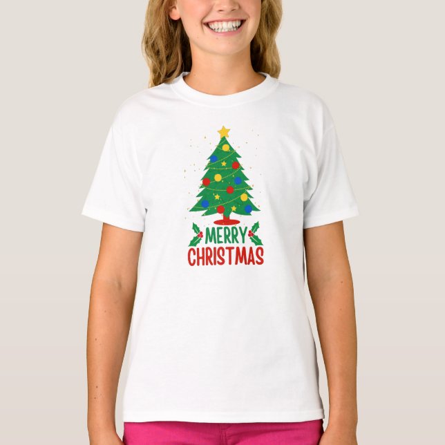 Frohe Weihnachts-T - Shirt (Vorderseite)