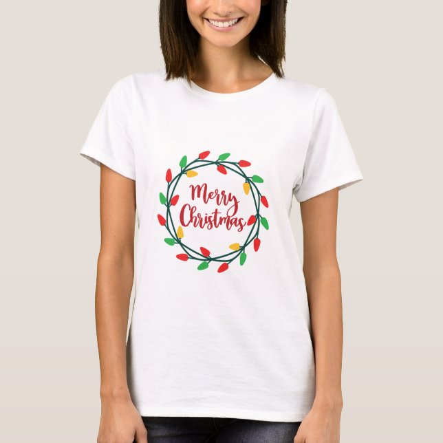 Frohe Weihnachts-T - Shirt (Vorderseite)