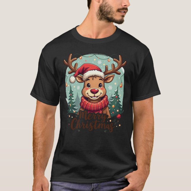 Frohe Weihnachts-T - Shirt (Vorderseite)