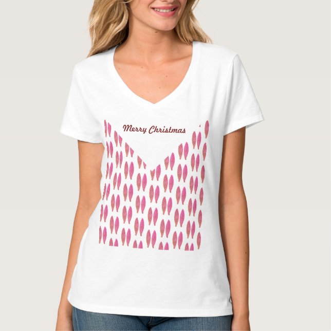 Frohe Weihnachts-T - Shirt (Vorderseite)