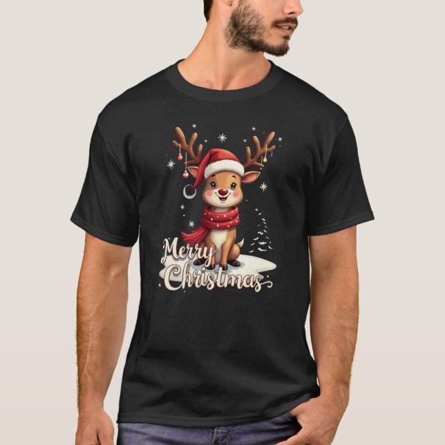 Frohe Weihnachts-T - Shirt (Vorderseite)