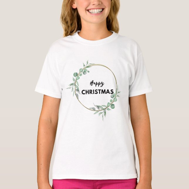 Frohe Weihnachts-T - Shirt (Vorderseite)
