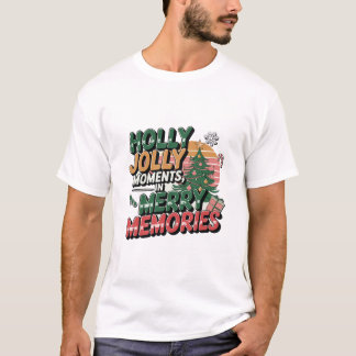 Frohe Weihnachts-T - Shirt-Design T-Shirt