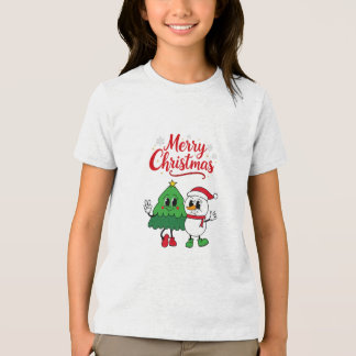Frohe Weihnachts-T - Shirt für Kinder im neuen Jah