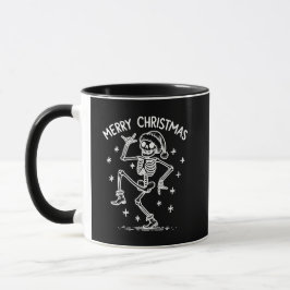 Frohe Weihnachts-Tanz Skeleton Tasse
