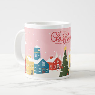 Frohe Weihnachts-Tasse   Feiertag Jumbo-Tasse