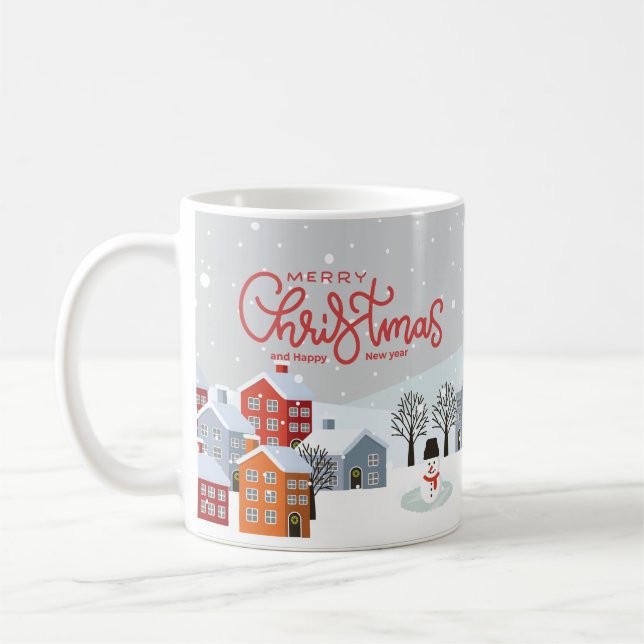 Frohe Weihnachts-Tasse | Feiertag Kaffeetasse (Links)