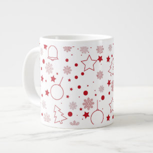 Frohe Weihnachts-Tasse Jumbo-Tasse